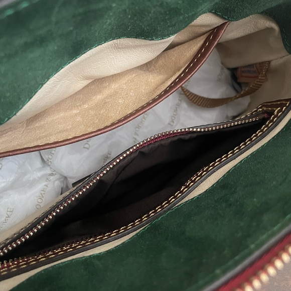 ✨HP🎉Dooney & Bourke Florentine Cameron Crossbody Satchel, Chestnut - Picture 13 of 16